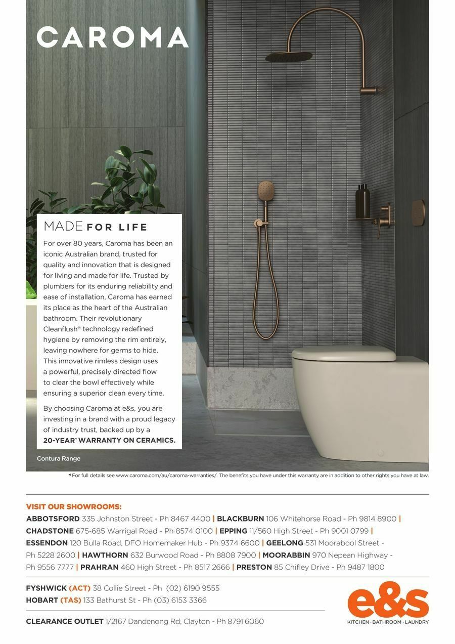E&S Catalogues from 1 May