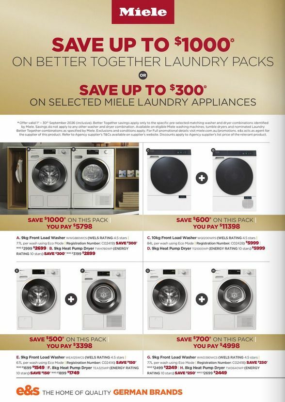 E&S Catalogues from 1 September