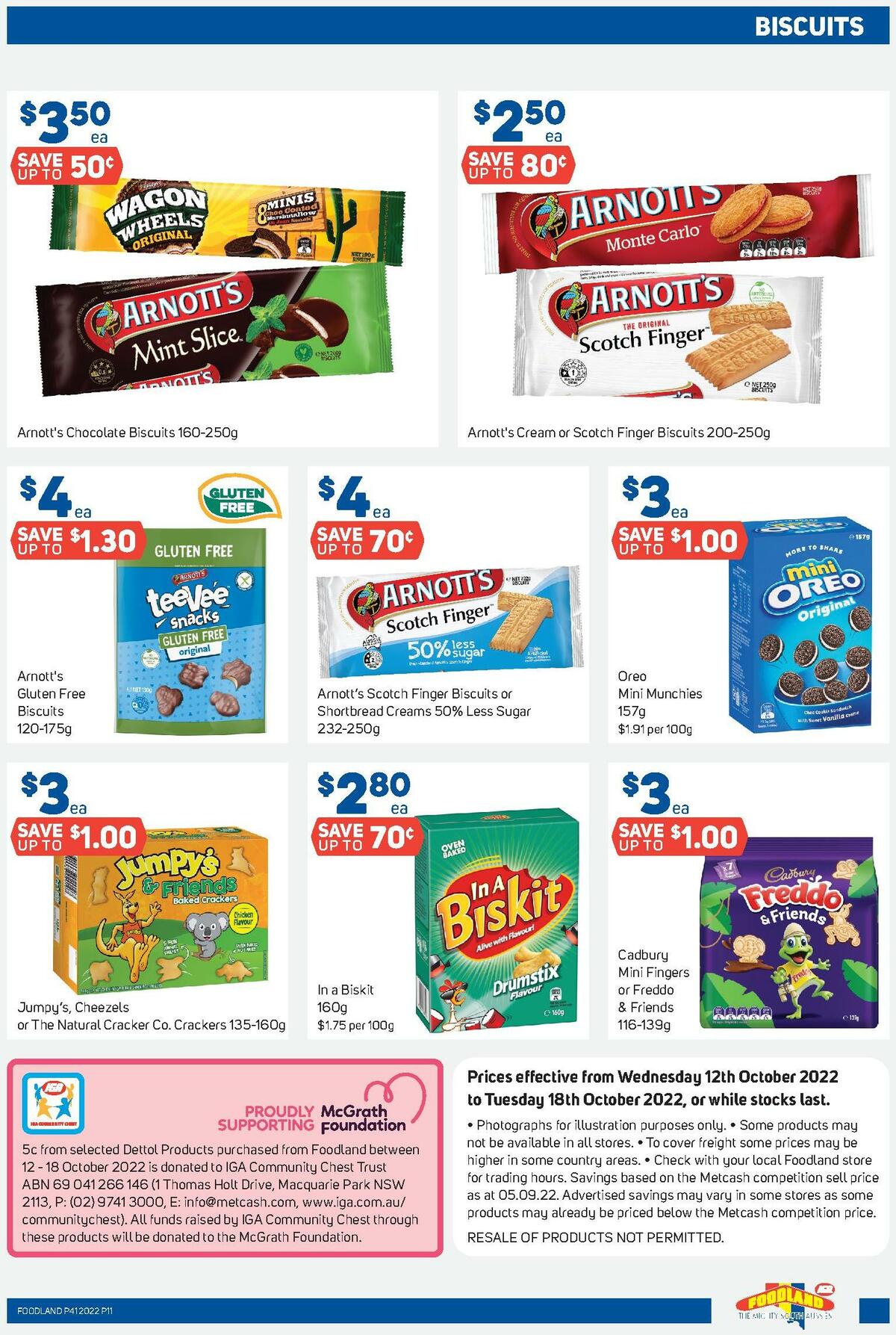 Foodland Catalogues from 12 October