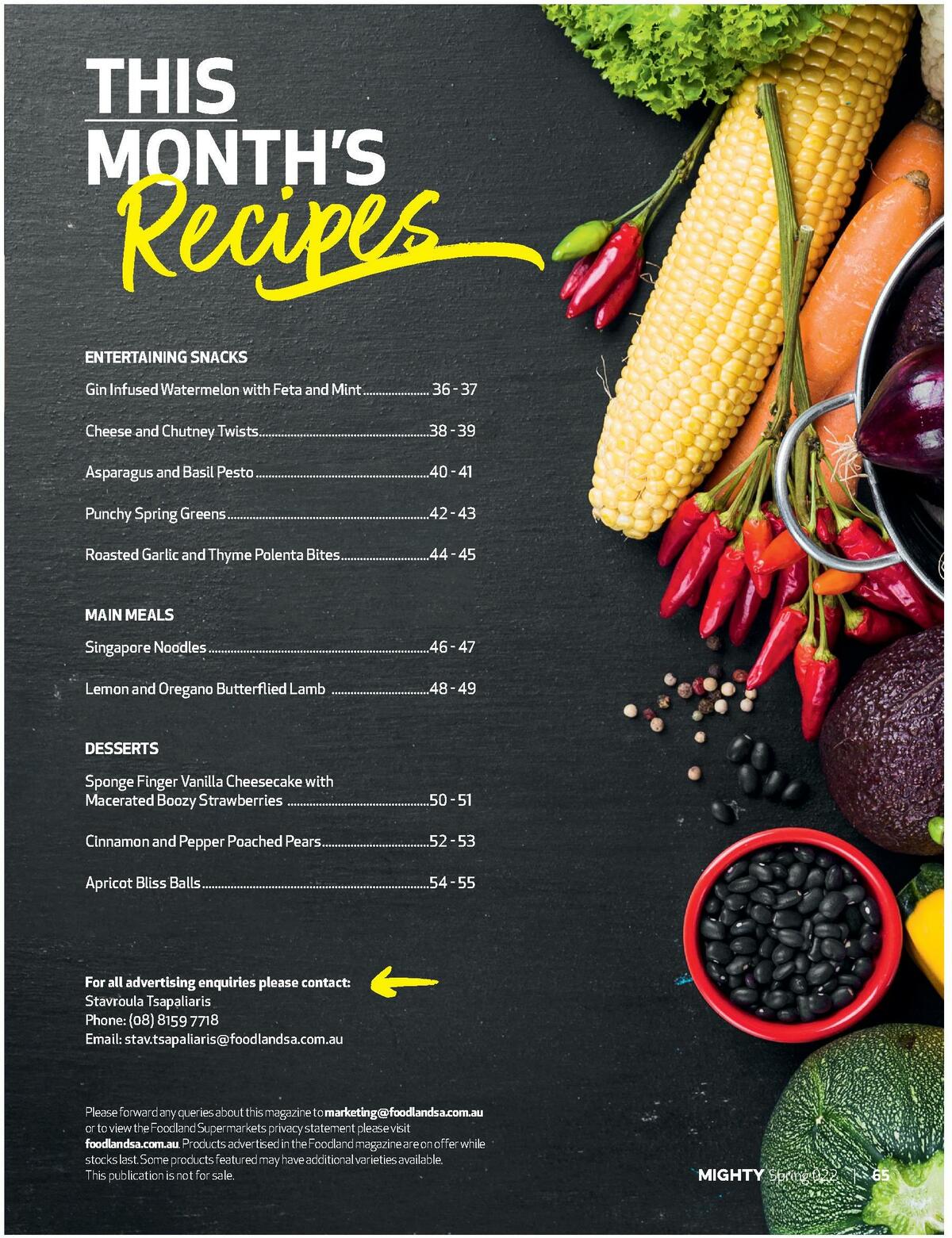 Foodland Magazine Spring Catalogues from 10 October