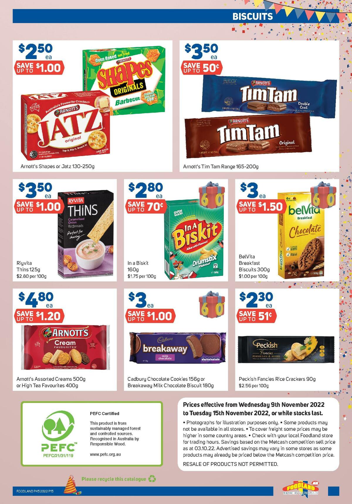 Foodland Catalogues from 9 November