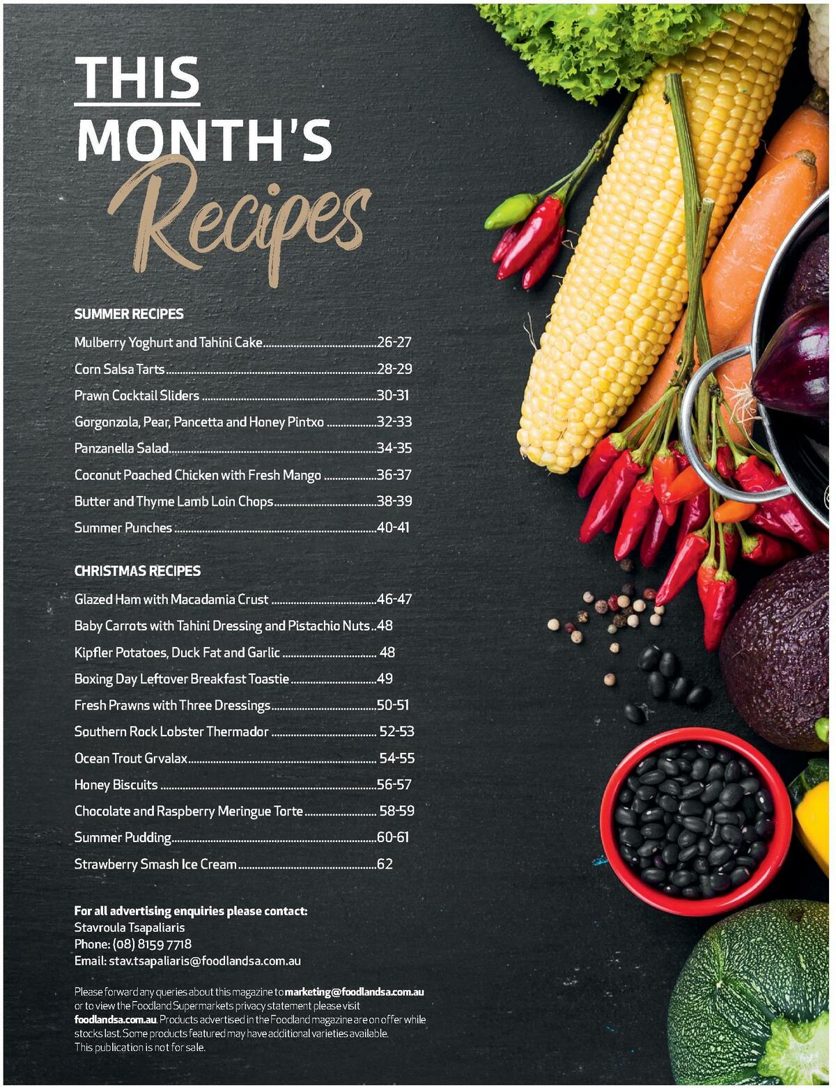 Foodland Magazine Summer Catalogues from 29 November