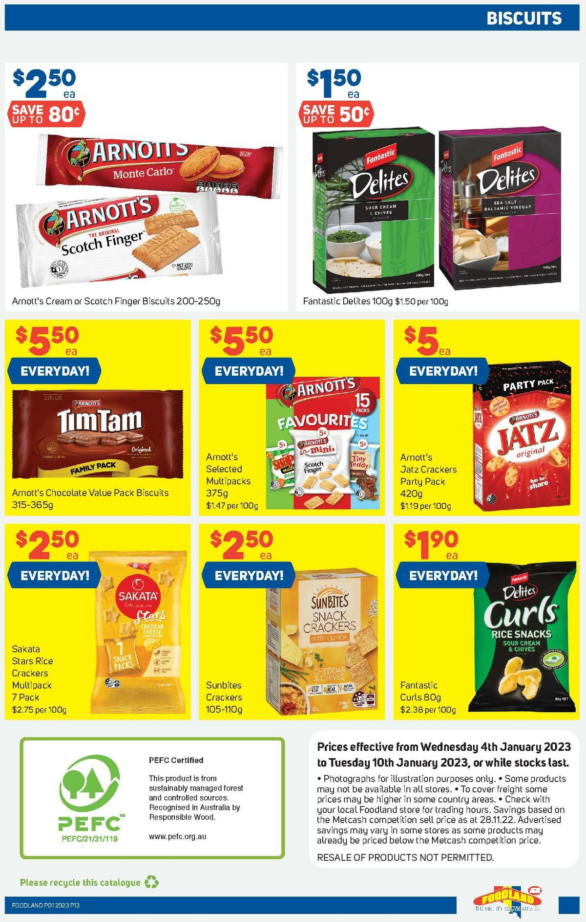 Foodland Catalogues from 4 January