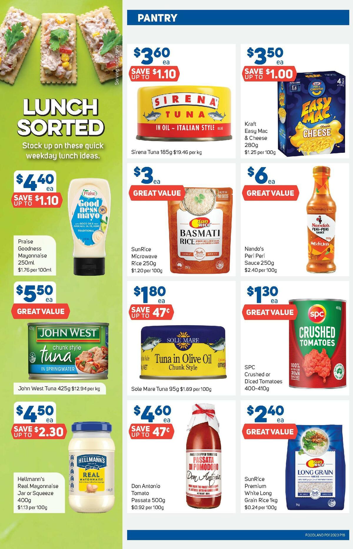 Foodland Catalogues from 4 January