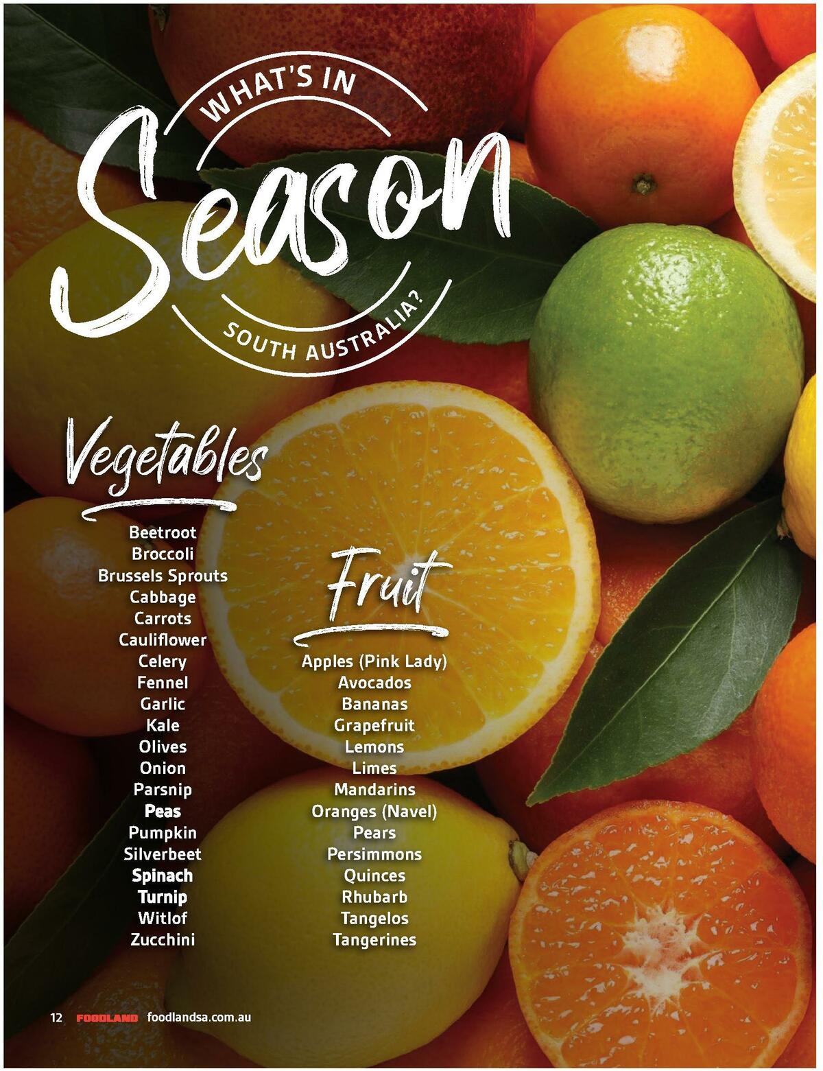 Foodland Magazine Winter Catalogues from 1 June