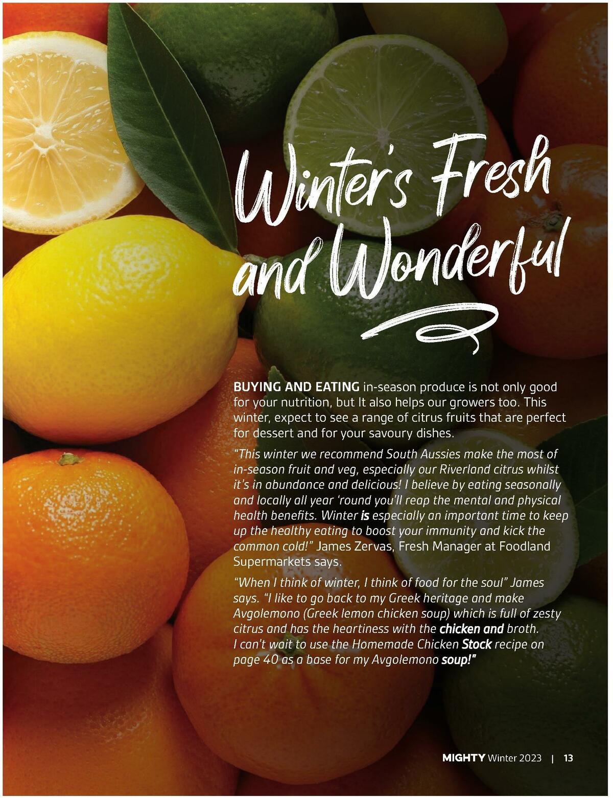 Foodland Magazine Winter Catalogues from 1 June