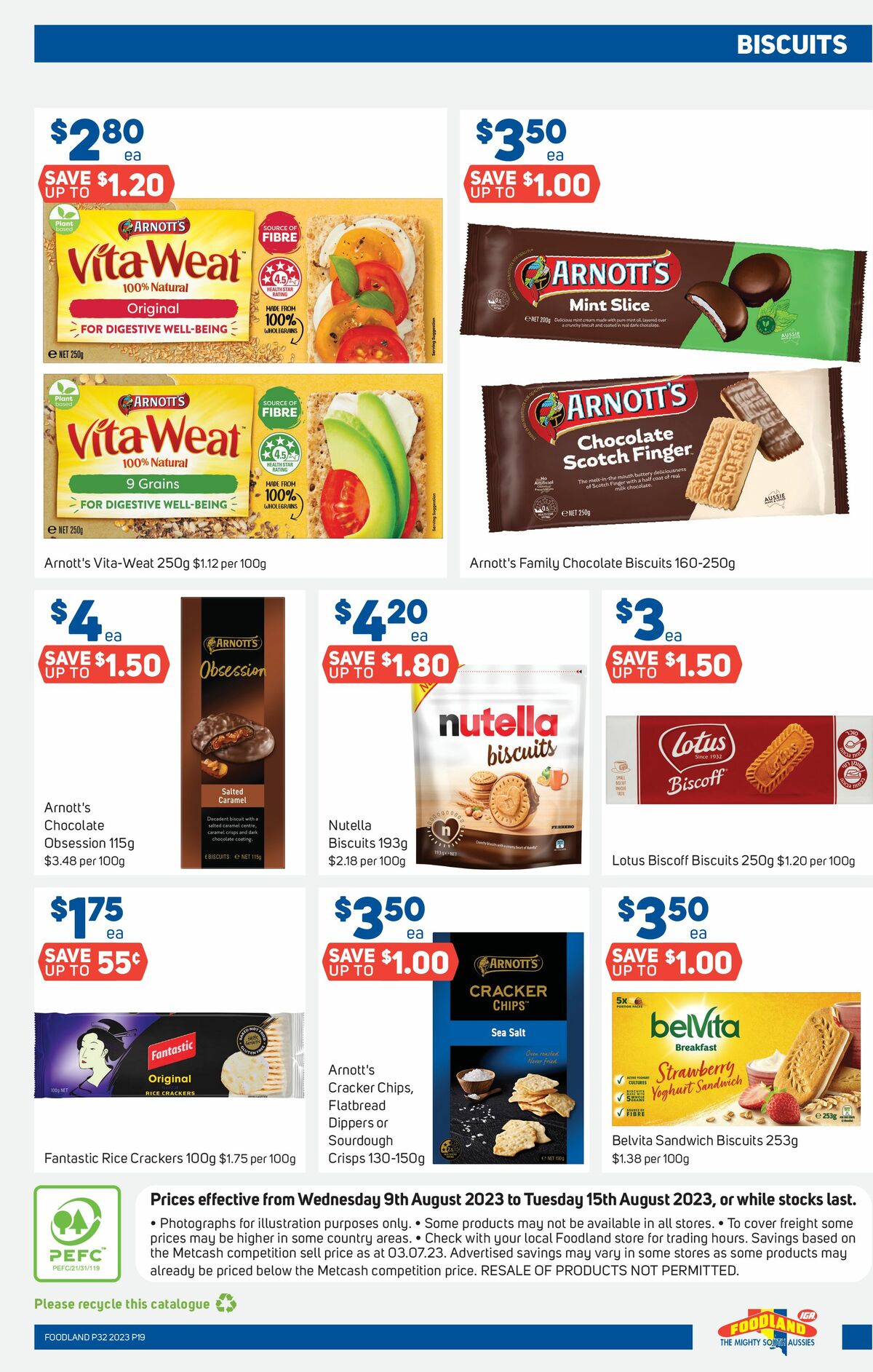 Foodland Catalogues from 9 August