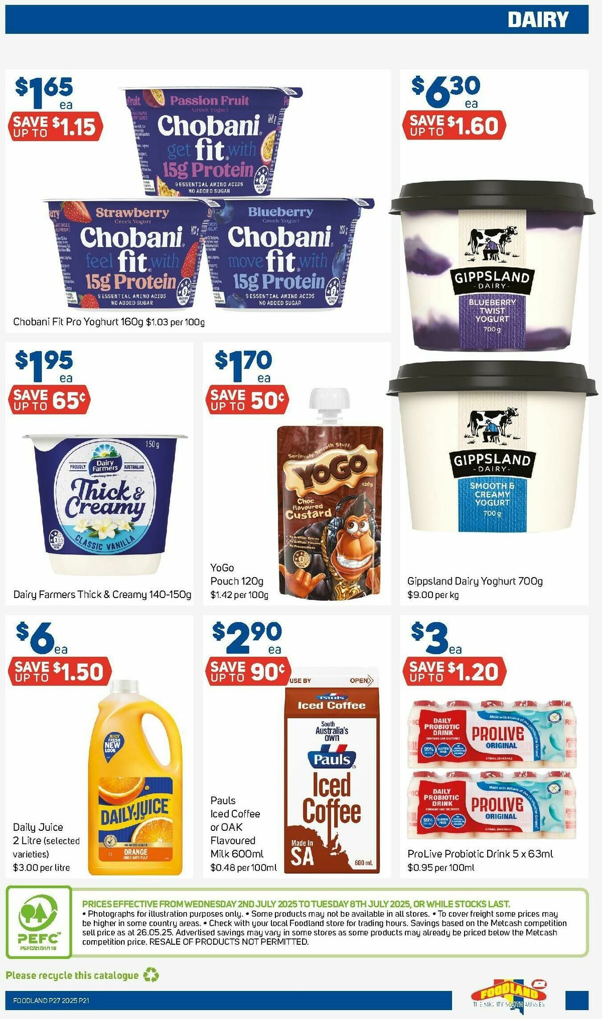 Foodland Catalogues from 2 July