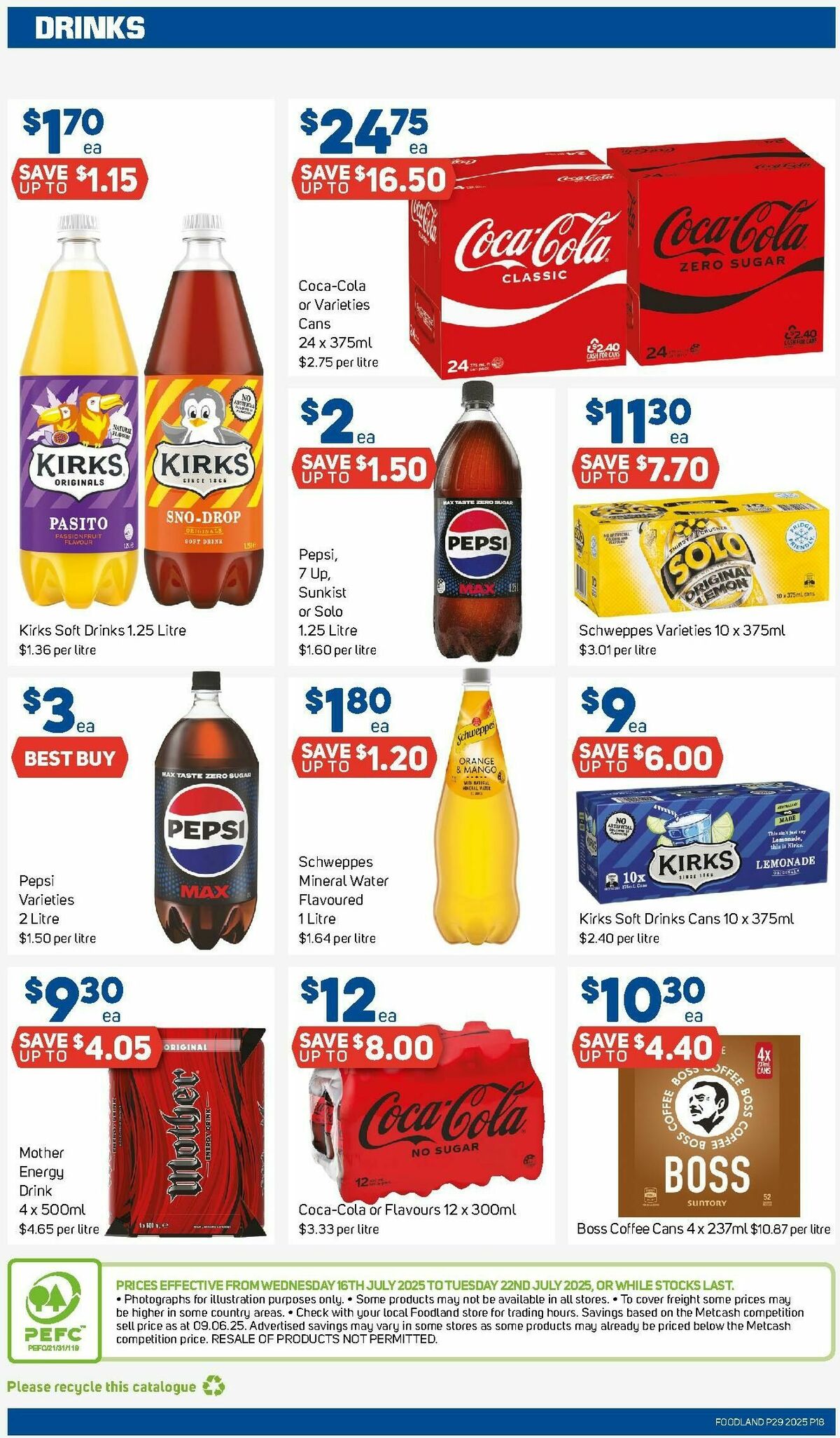 Foodland Catalogues from 16 July