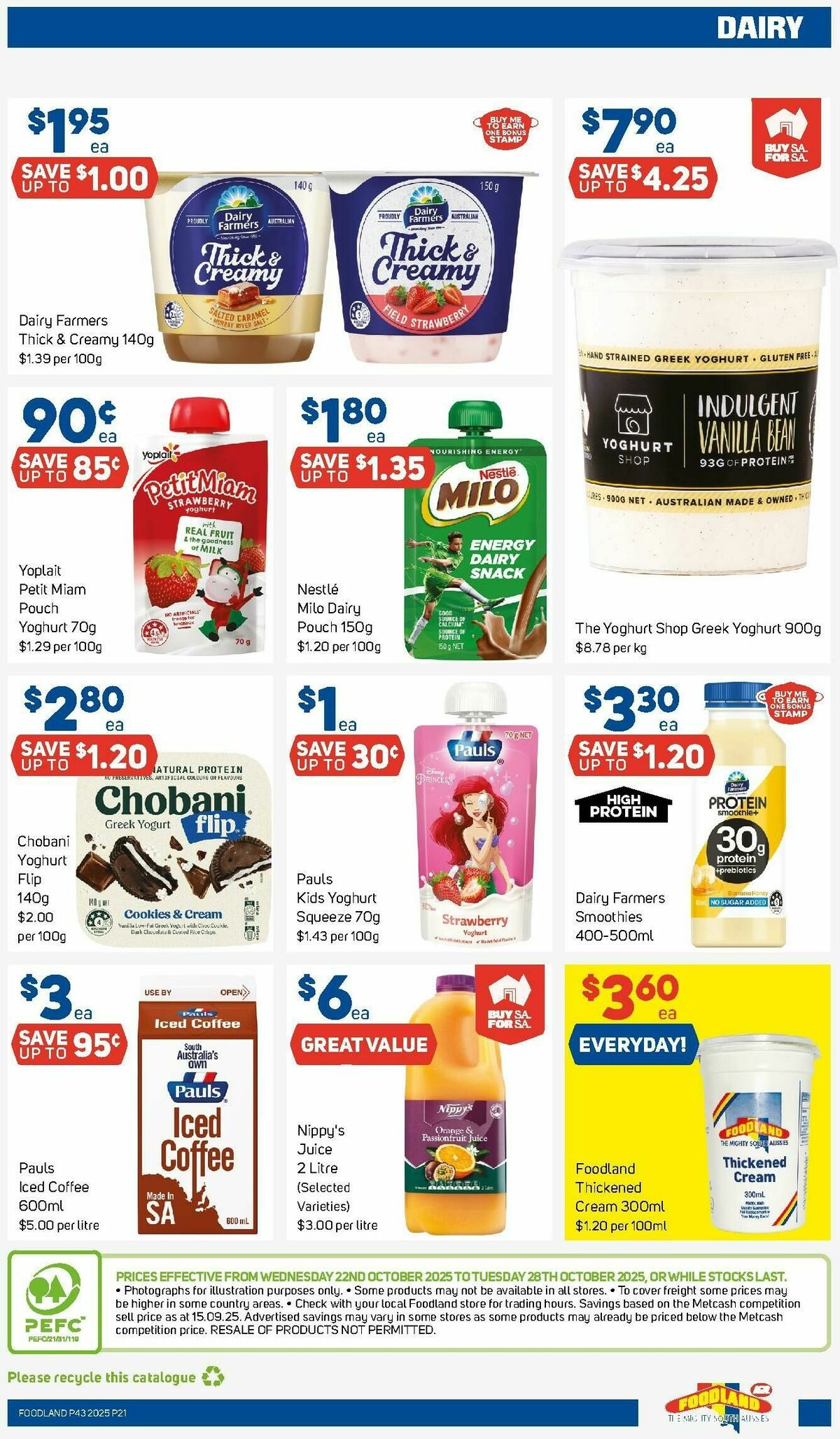 Foodland Catalogues from 22 October