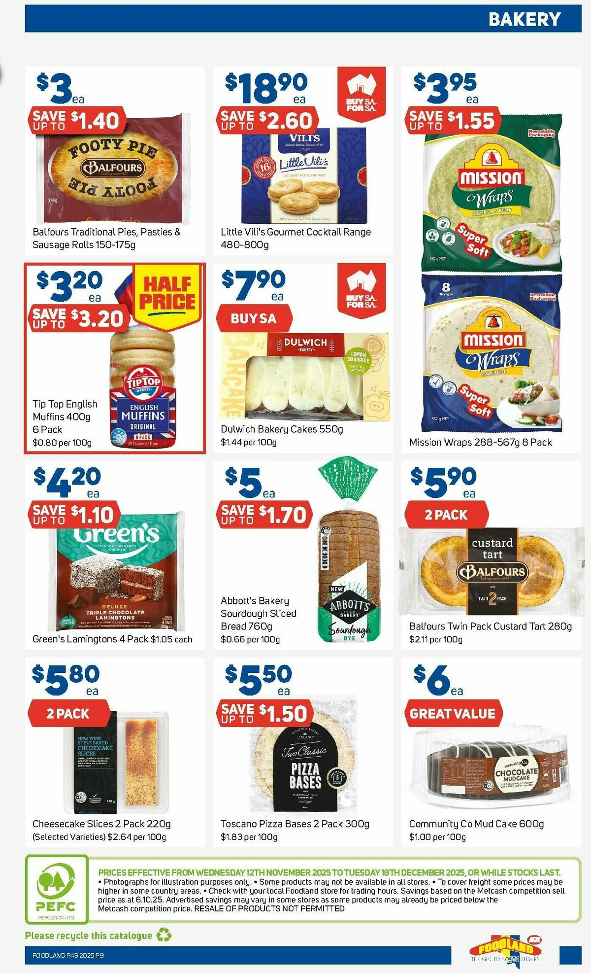 Foodland Catalogues from 12 November