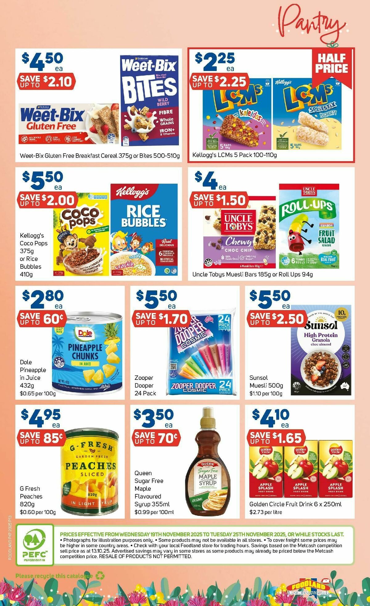 Foodland Catalogues from 19 November