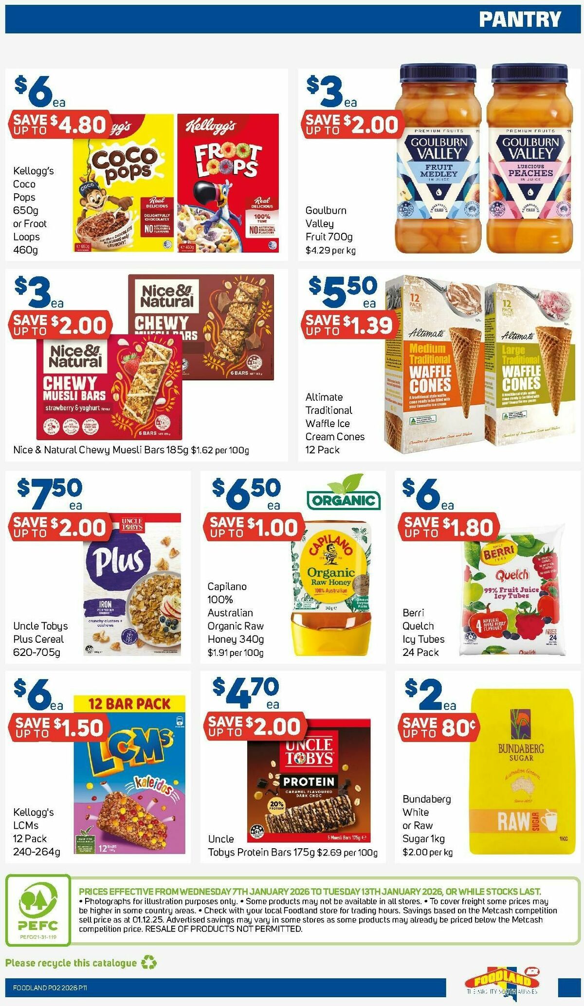 Foodland Catalogues from 7 January