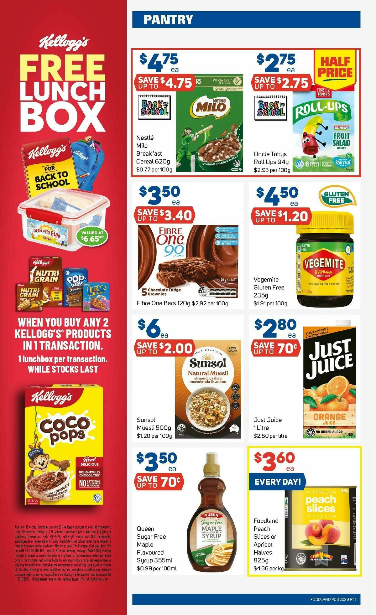 Foodland Catalogues from 14 January