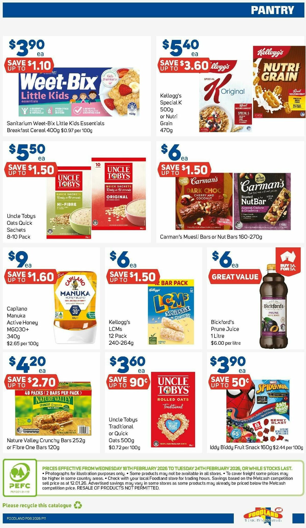 Foodland Catalogues from 18 February