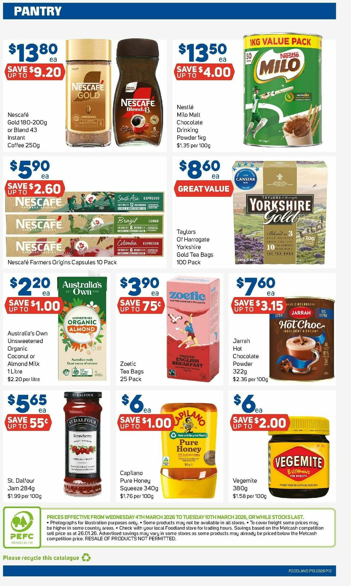 Foodland Catalogues from 4 March