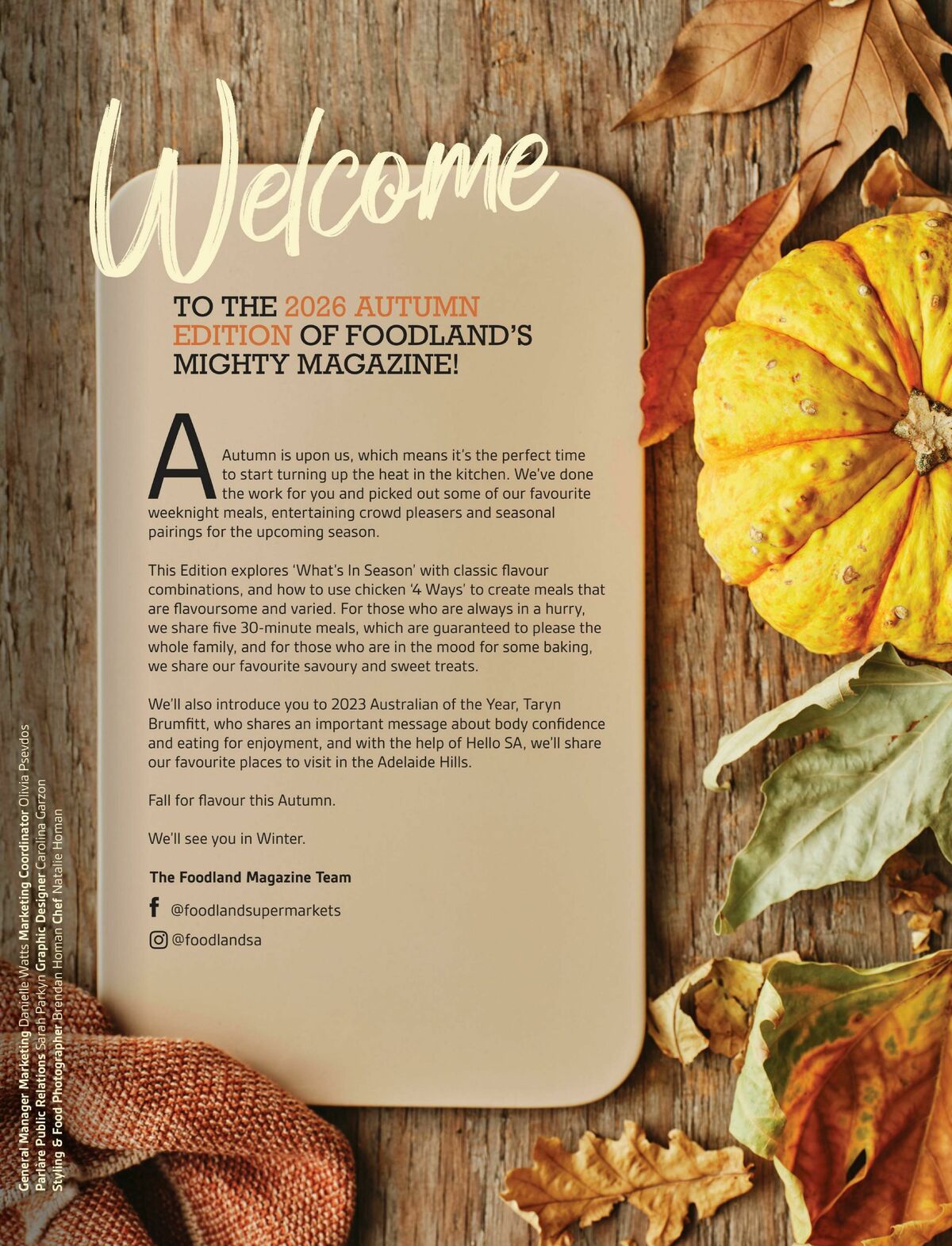 Foodland Magazine Autumn Catalogues from 1 March