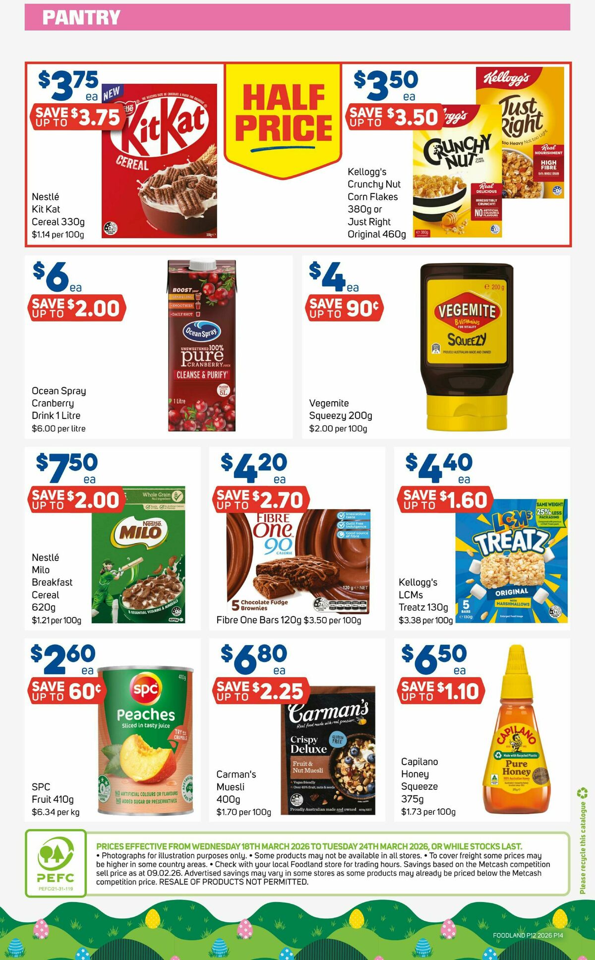 Foodland Catalogues from 18 March