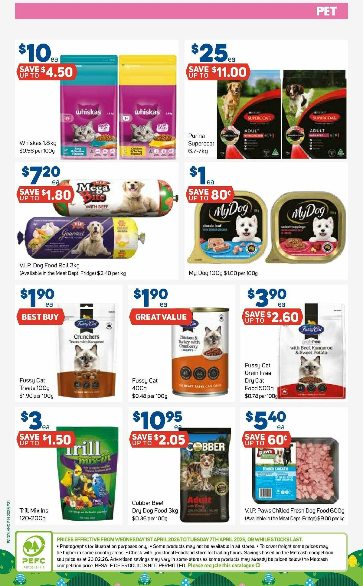Foodland Catalogues from 1 April