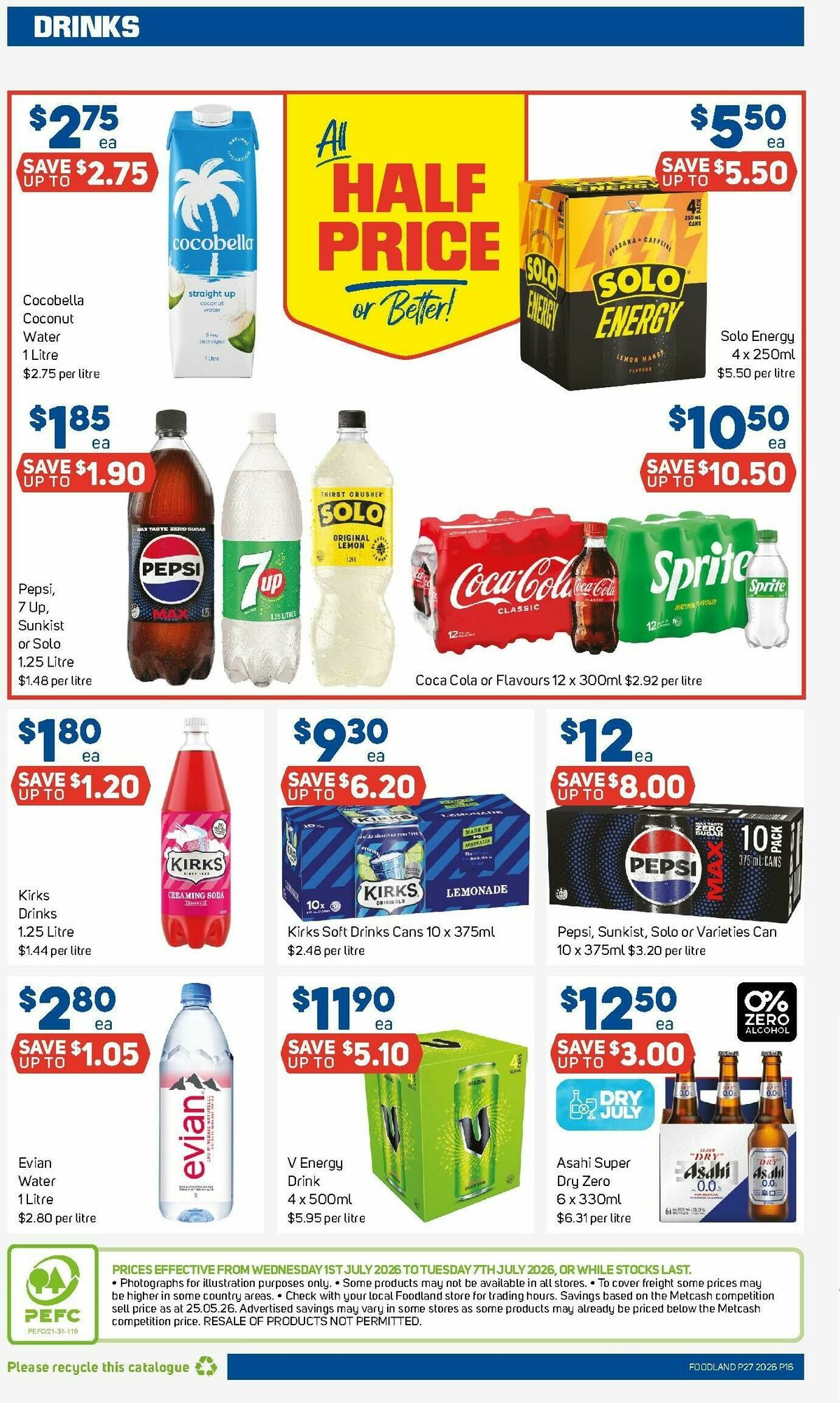 Foodland Catalogues from 1 July