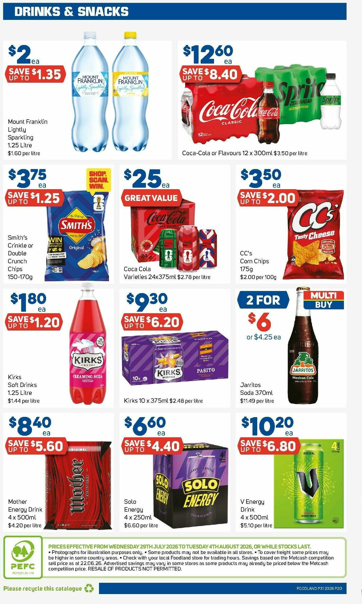 Foodland Catalogues from 29 July