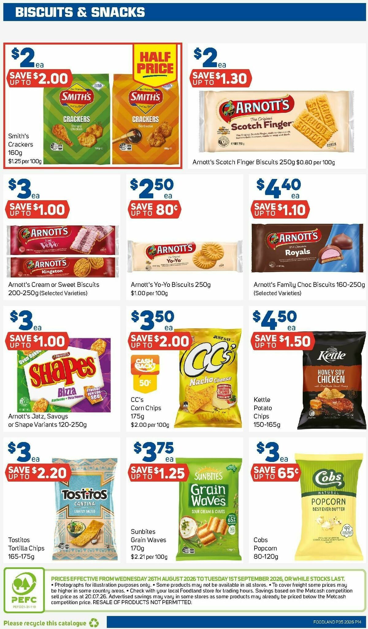 Foodland Catalogues from 26 August