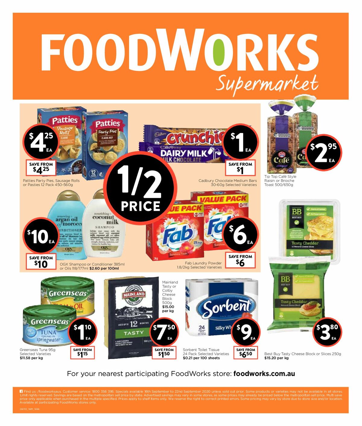 FoodWorks Supermarket Catalogues from 16 September