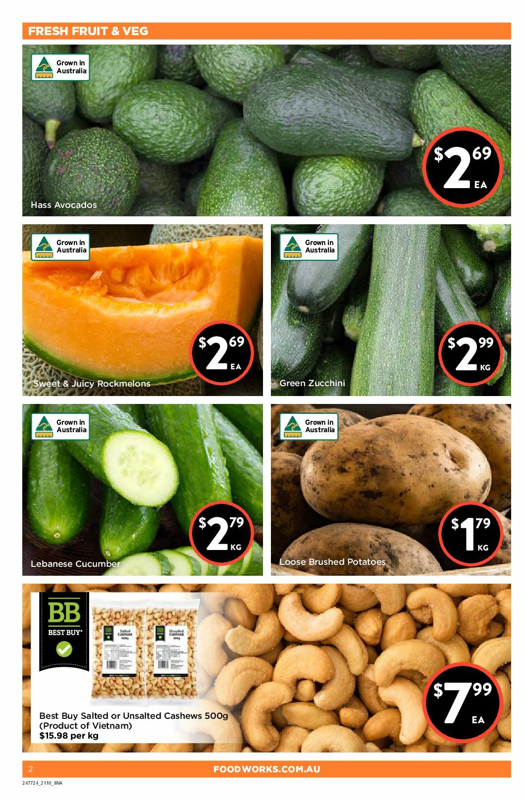 FoodWorks Catalogues from 21 October