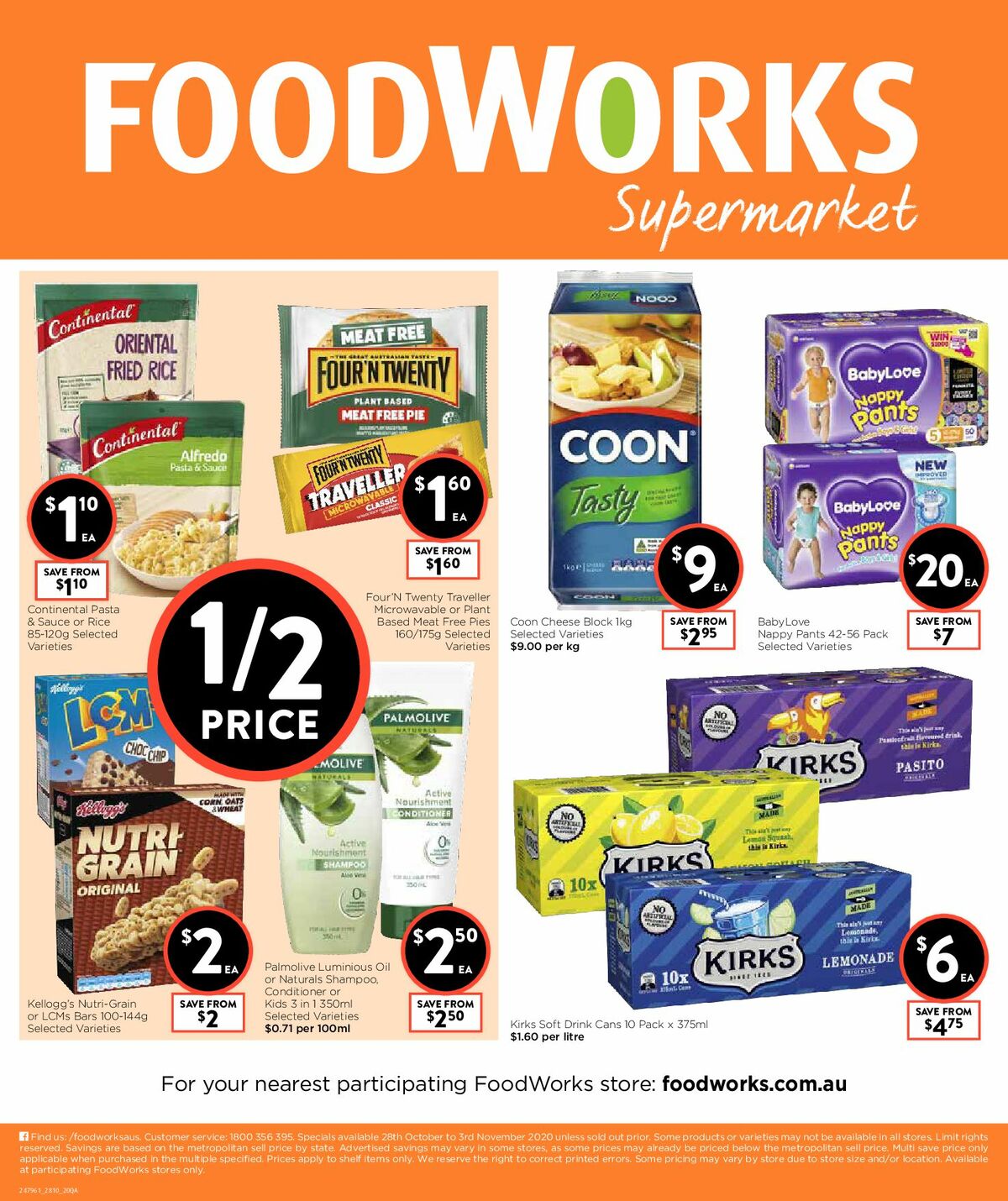 FoodWorks Supermarket Catalogues from 28 October