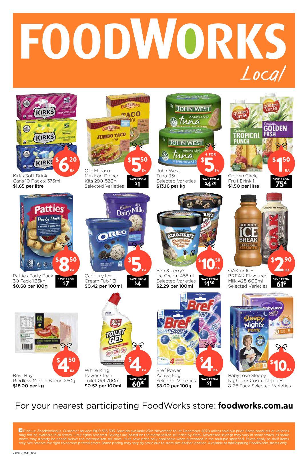 FoodWorks Catalogues from 25 November