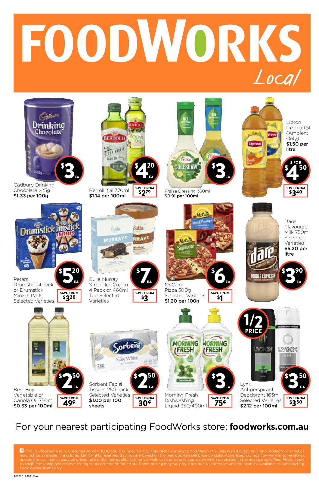 FoodWorks Catalogues from 24 February