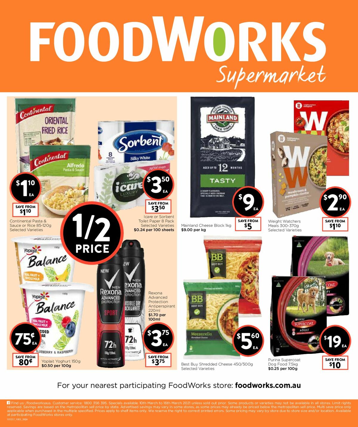 FoodWorks Supermarket Catalogues from 10 March