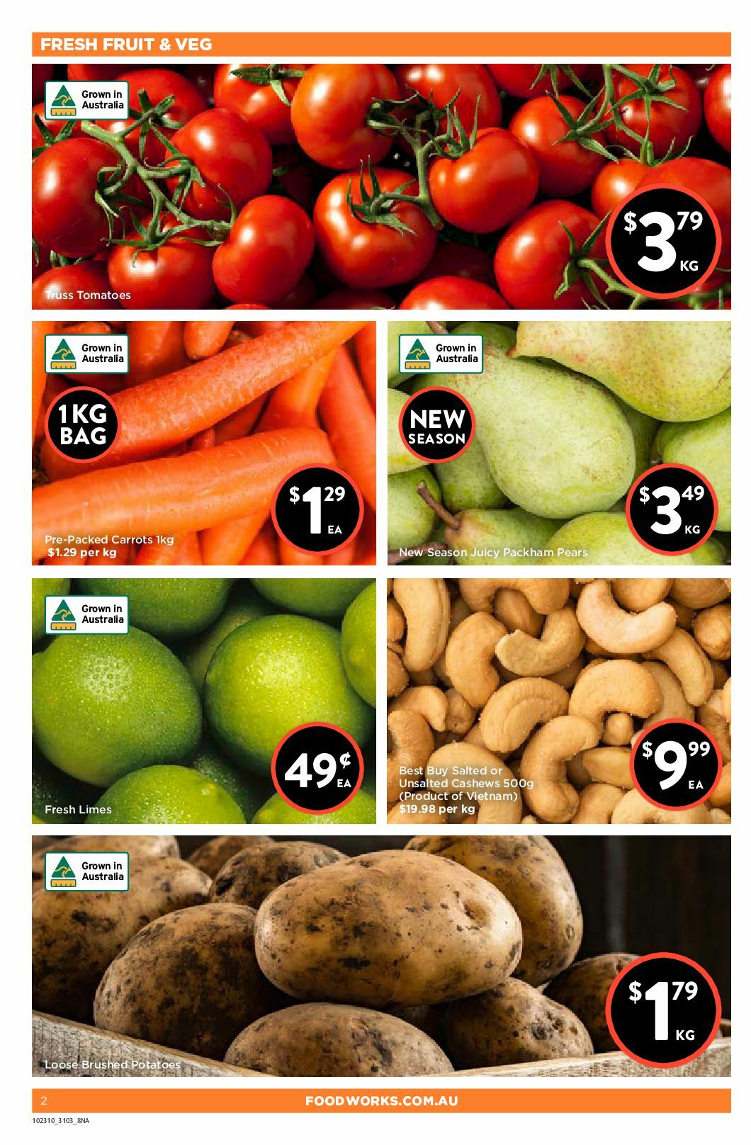 FoodWorks Catalogues from 31 March