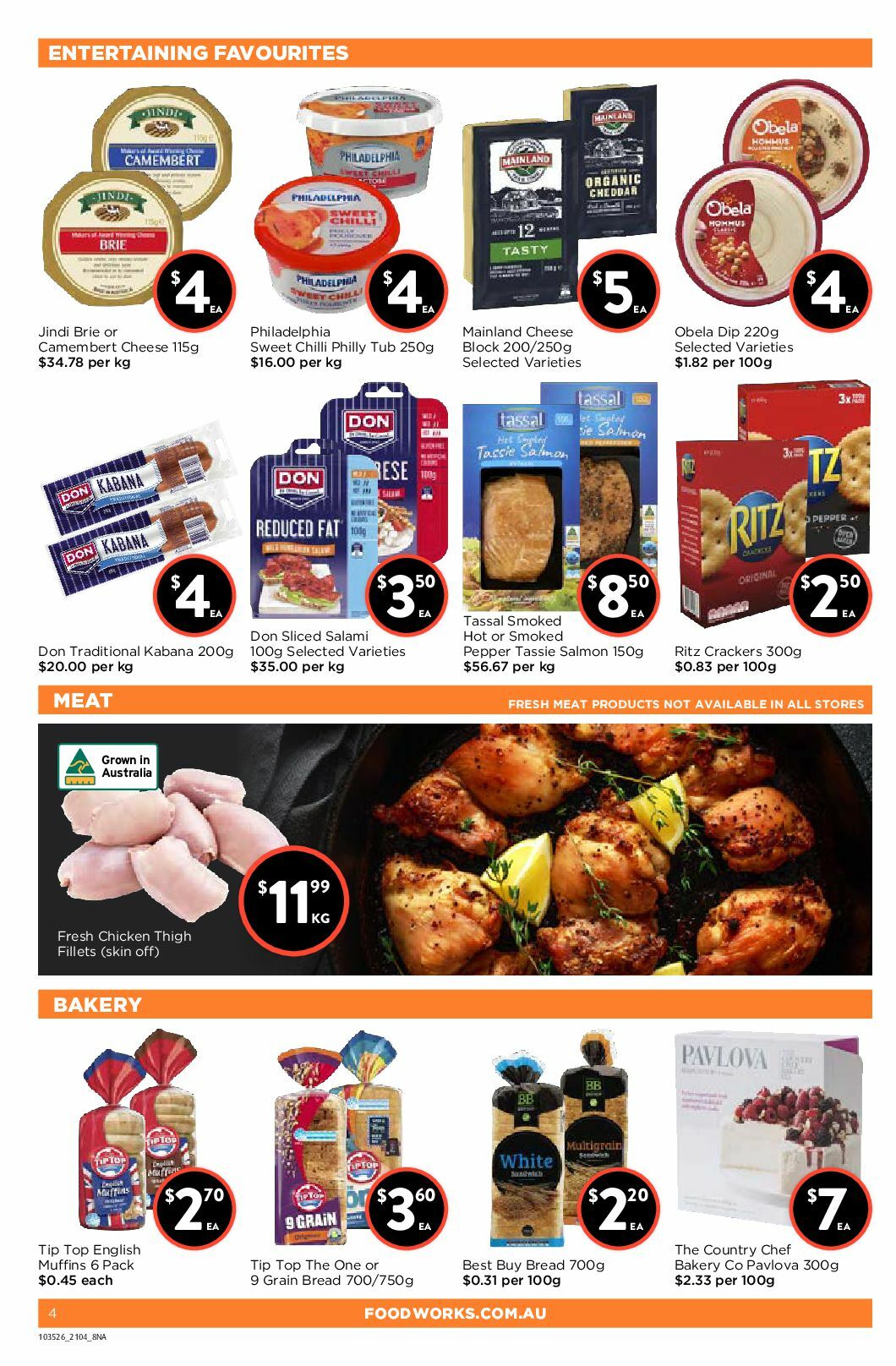 FoodWorks Catalogues from 21 April