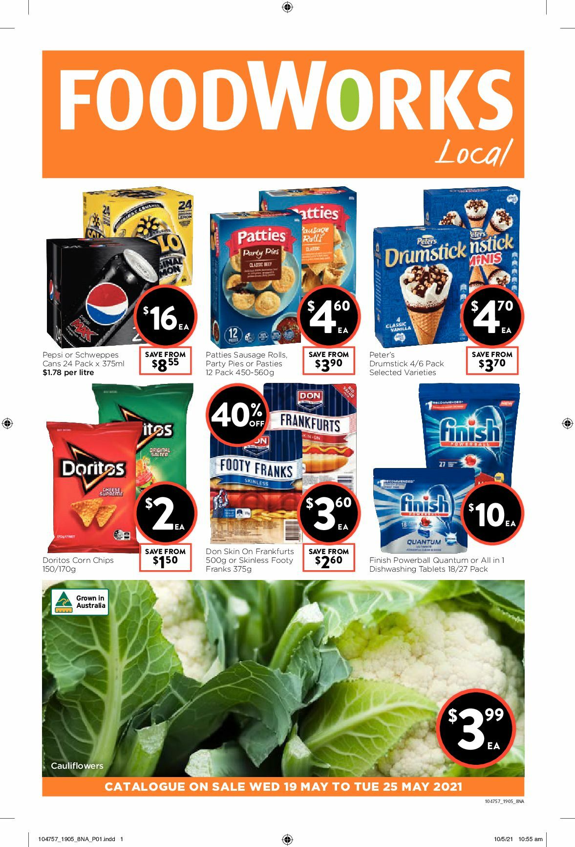 FoodWorks Catalogues from 19 May