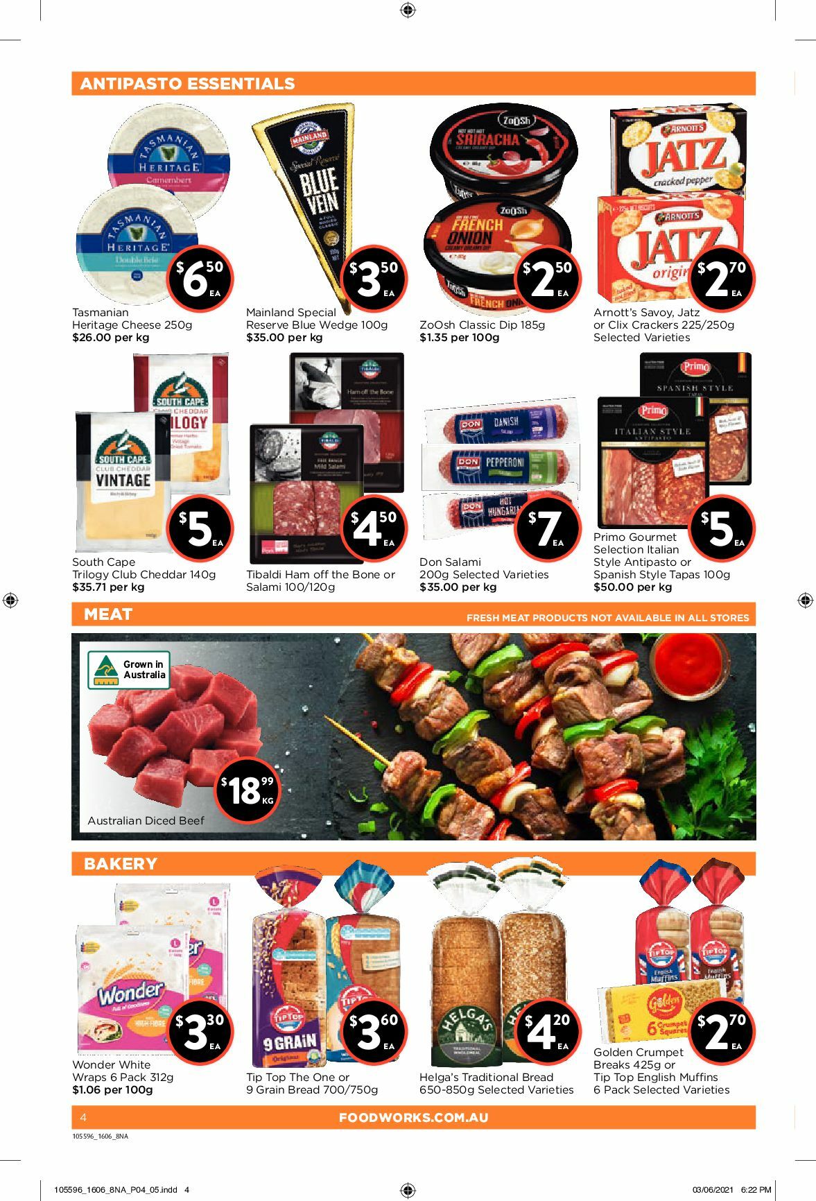 FoodWorks Catalogues from 16 June