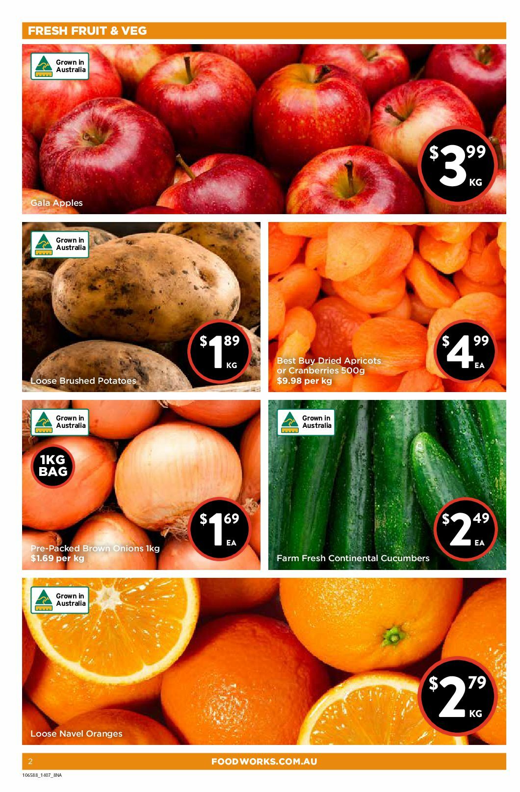 FoodWorks Catalogues from 14 July