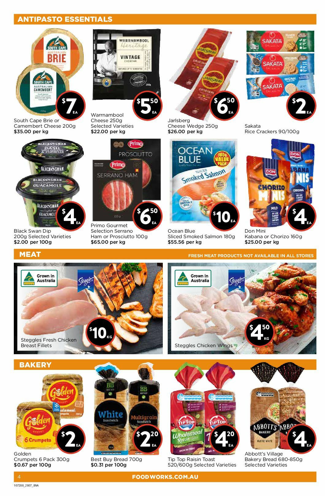 FoodWorks Catalogues from 28 July