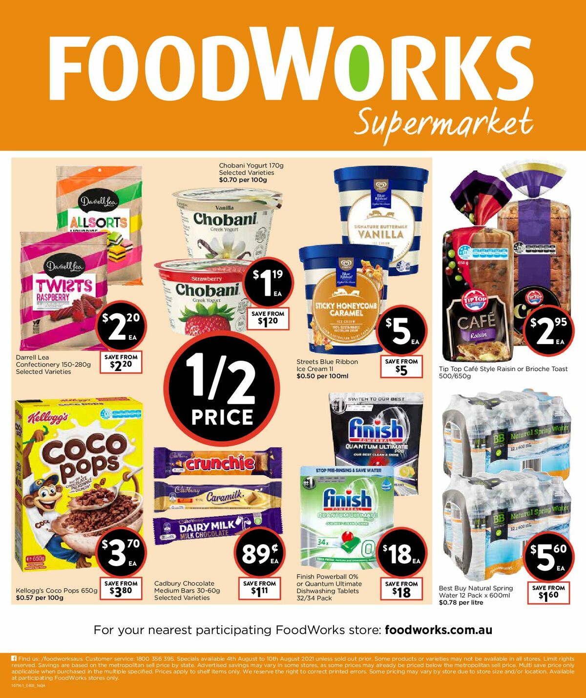FoodWorks Supermarket Catalogues from 4 August