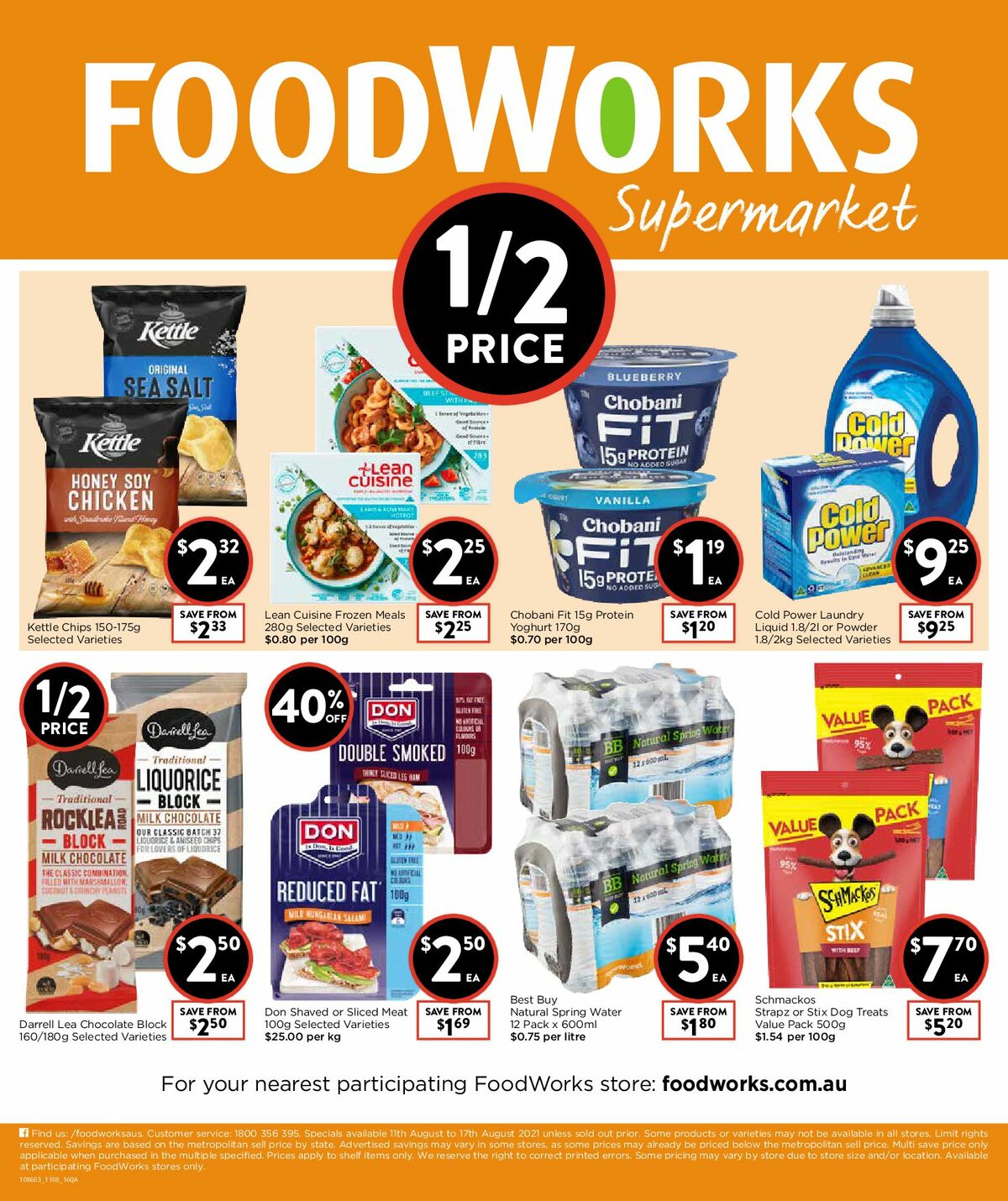 FoodWorks Supermarket Catalogues from 11 August