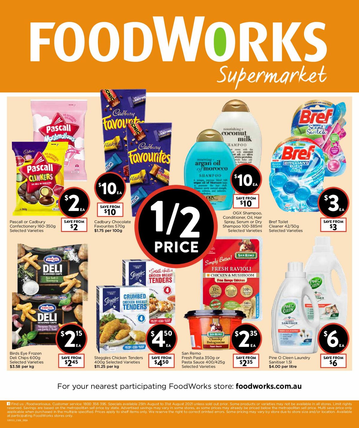 FoodWorks Supermarket Catalogues from 25 August