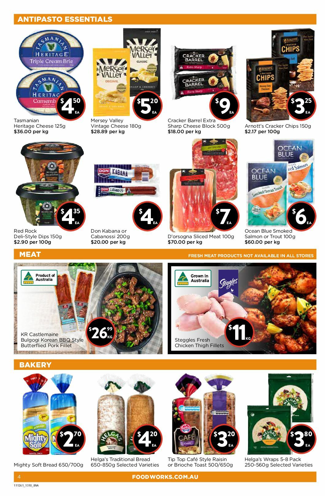 FoodWorks Catalogues from 13 October