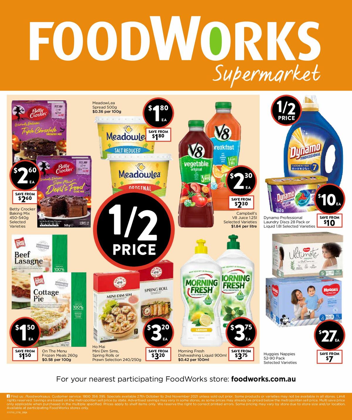 FoodWorks Supermarket Catalogues from 27 October