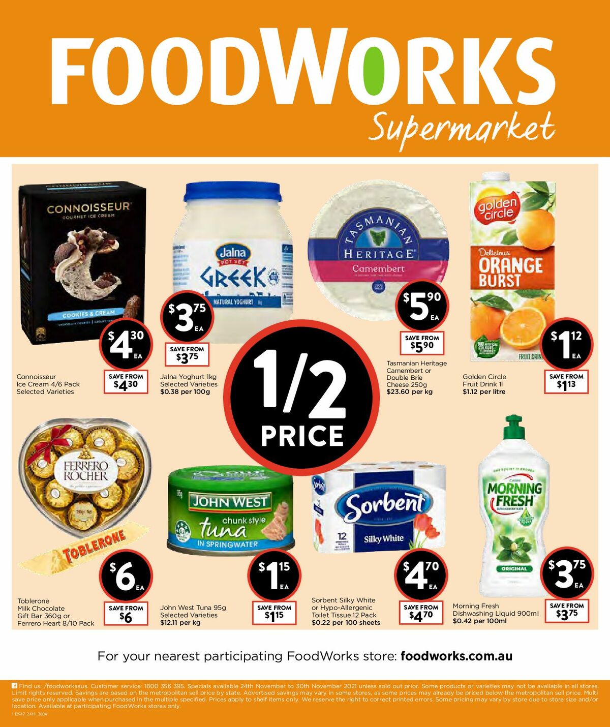 FoodWorks Supermarket Catalogues from 24 November