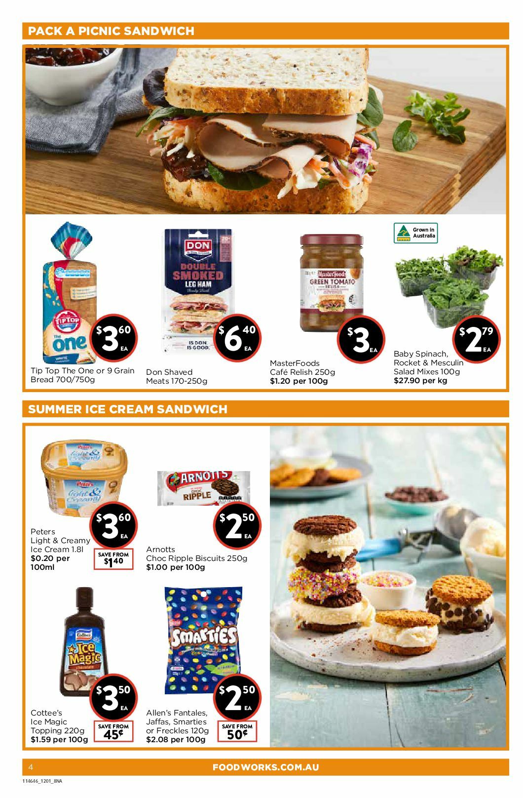 FoodWorks Catalogues from 12 January
