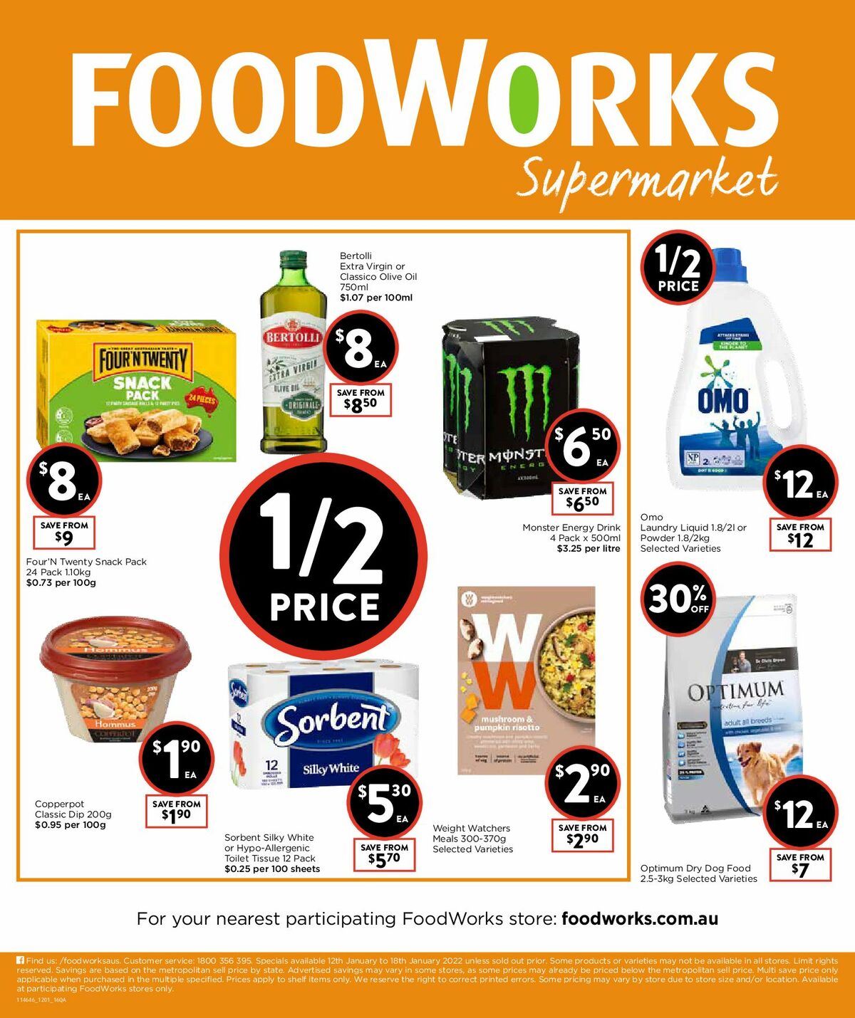 FoodWorks Supermarket Catalogues from 12 January