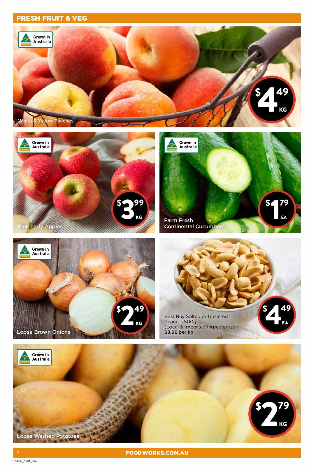 FoodWorks Catalogues from 19 January