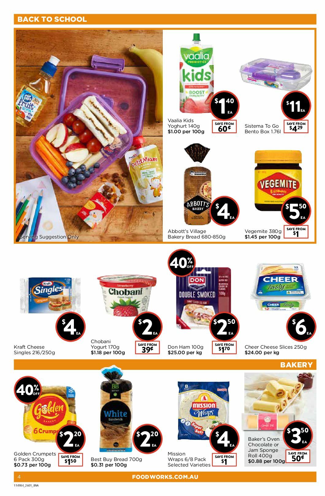 FoodWorks Catalogues from 26 January