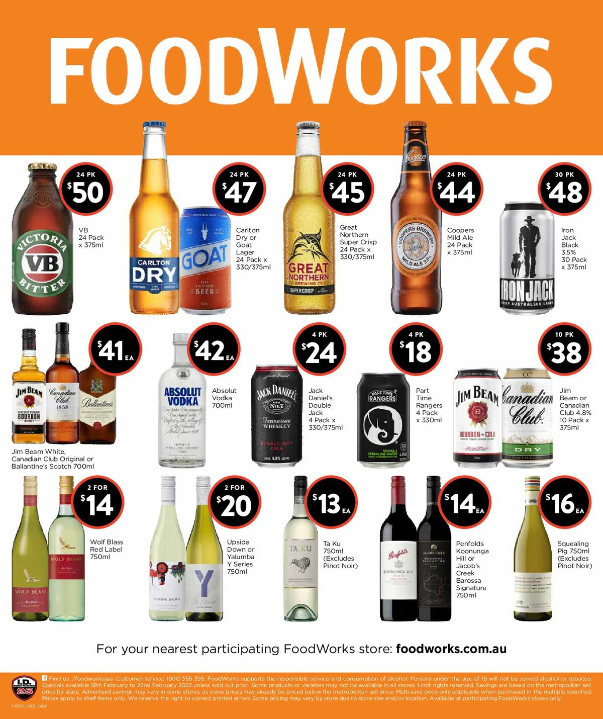 FoodWorks Supermarket Catalogues from 16 February