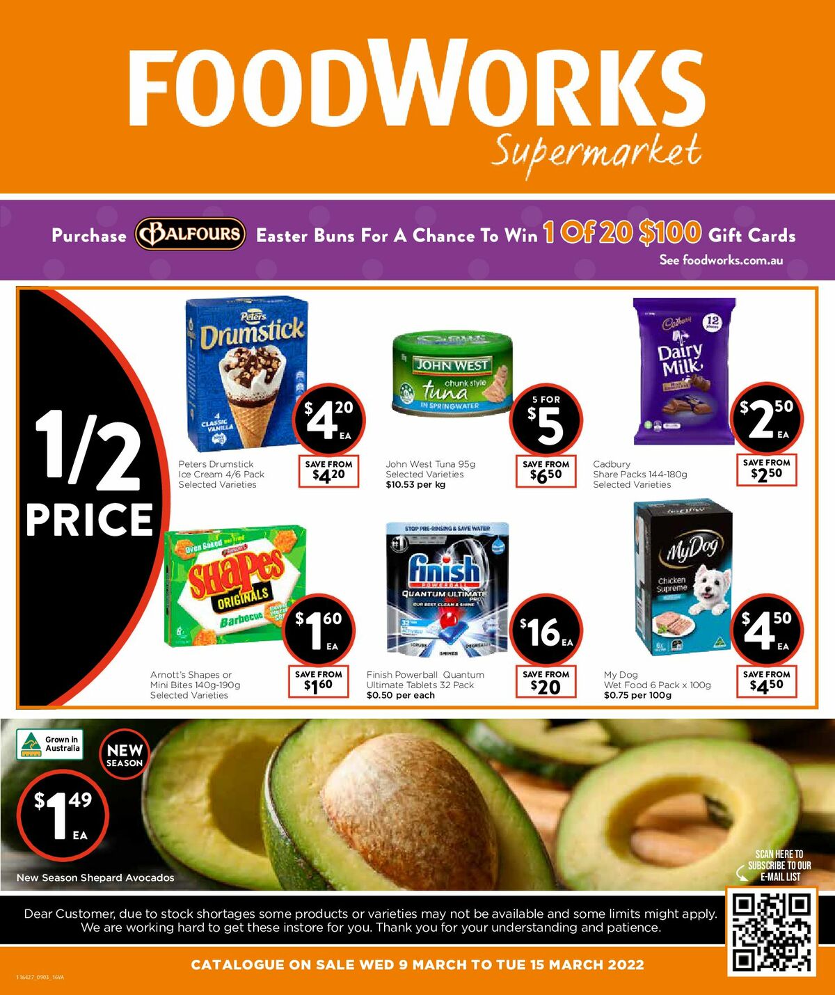 FoodWorks Supermarket Catalogues from 9 March